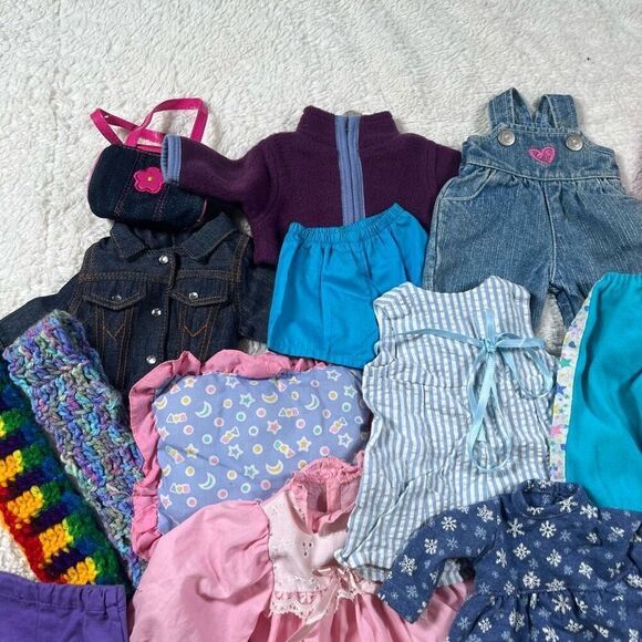 Vintage 18” Doll Clothes Outfit Accessories Bundle Lot - Picture 2 of 5
